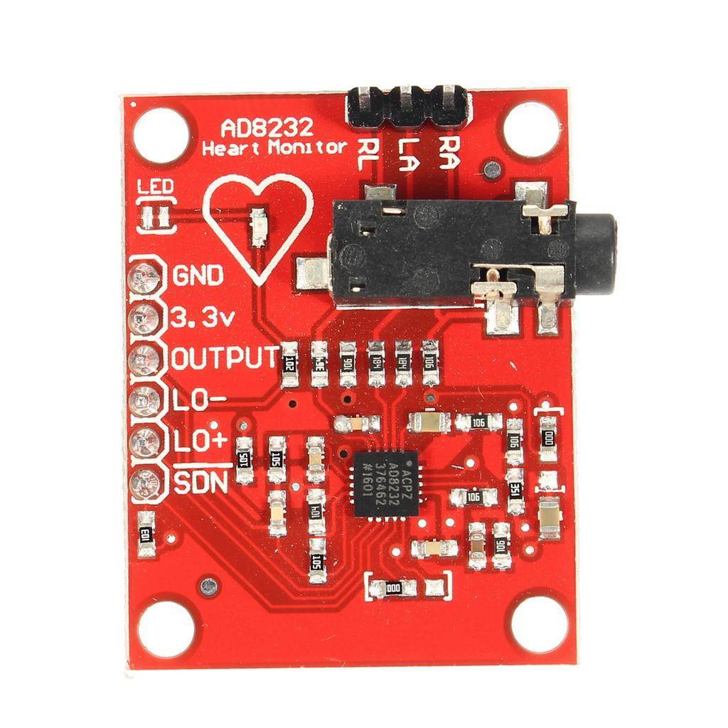 Heart Rate Monitor Kit with AD8232 ECG sensor module