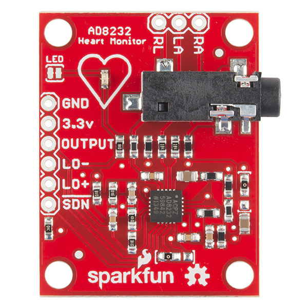 Heart Rate Monitor Kit with AD8232 ECG sensor module
