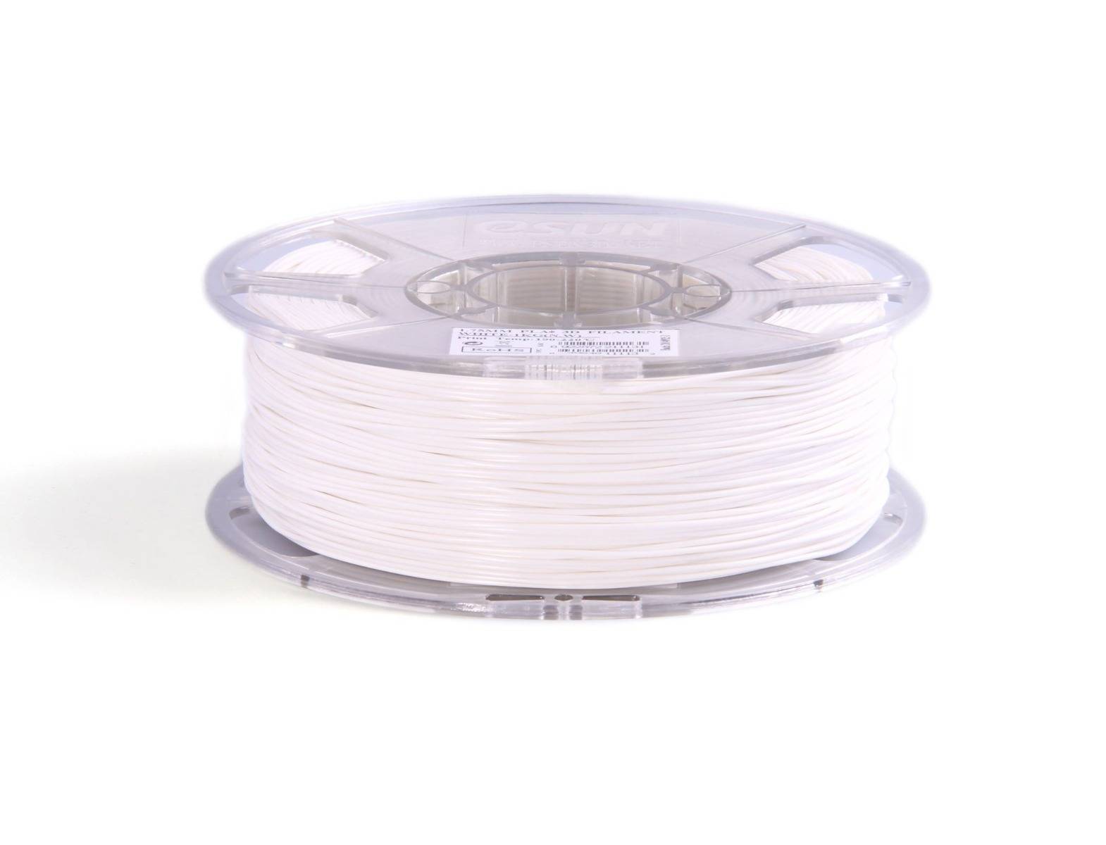 3D Printer Filament PLA+ eSUN 1.75mm 1Kg White