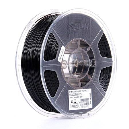 3D Printer Filament PLA+ eSUN 1.75mm 1Kg Black