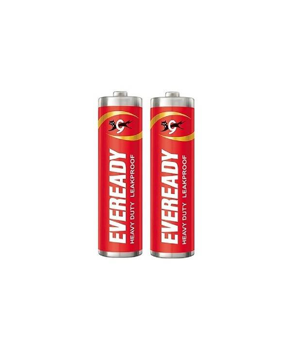 Eveready AAA 1.5V Two Batteries Red