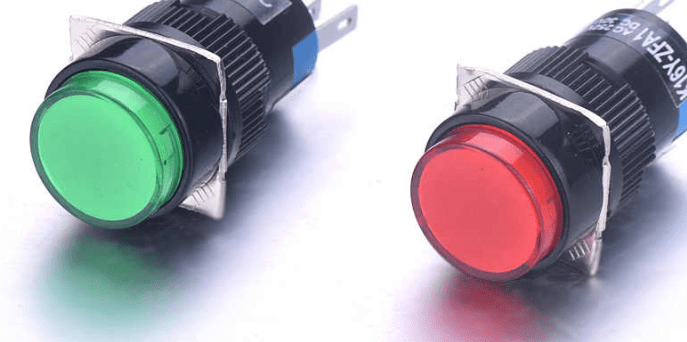 LA160-16A 3 Pin 16mm Push Button Switch Without Lights Without Lock