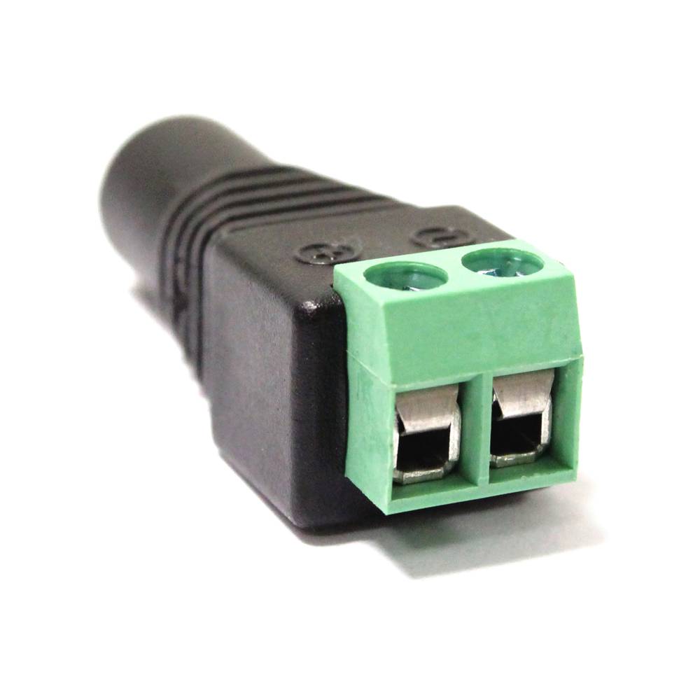 Female DC Jack Adapter with Terminal Block