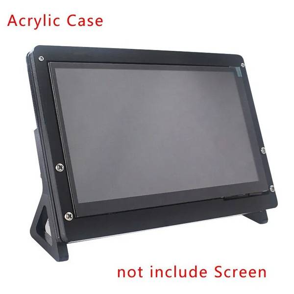 7 Inch LCD Acrylic Screen Case Holder Bracket For Raspberry Pi