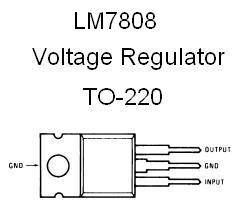 LM7808 – 8V Fixed Voltage Regulator IC