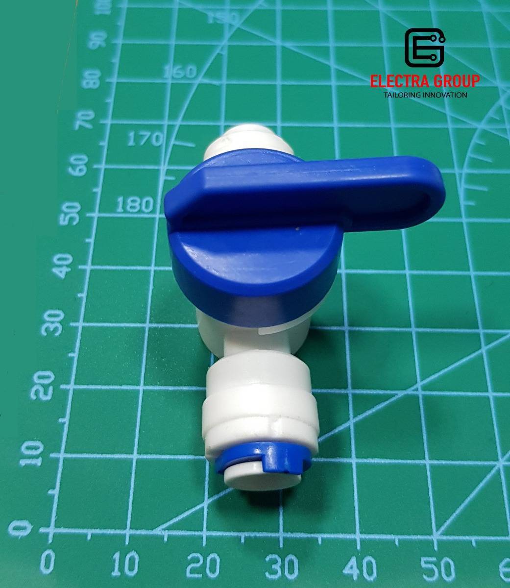 On/Off Water Stopcock Valve Connector for 6mm Tube