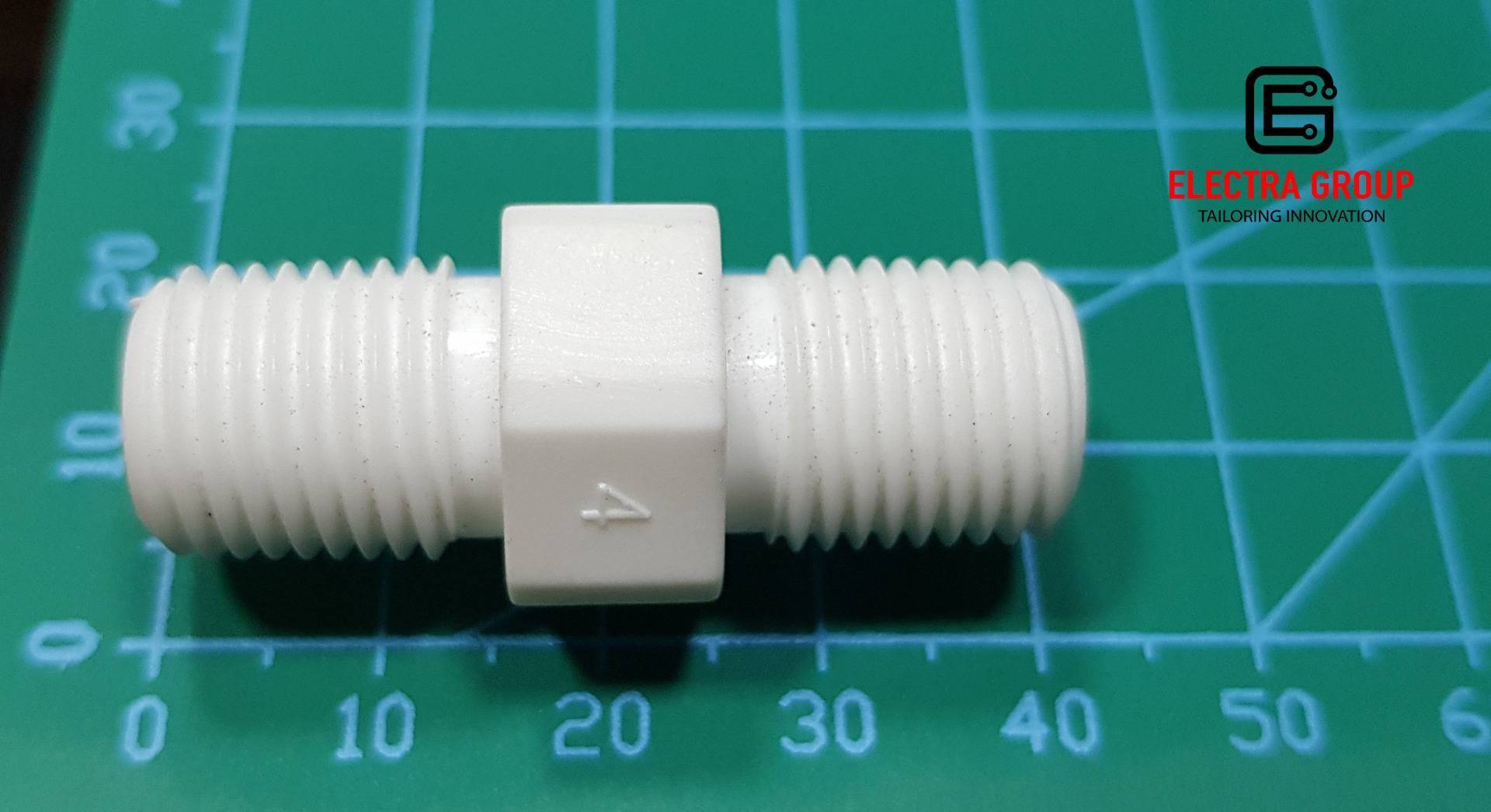 Male to Male Thread PVC-U Connector for 6mm Tube