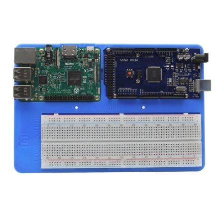 5 in 1 RAB Holder Breadboard ABS Base For Raspberry Pi Arduino UNO R3 Mega 2560