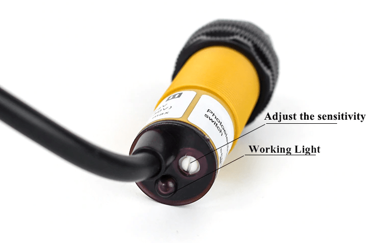 E3F-DS30C4 Photoelectric Adjustment Detecting Diffuse NPN 300mA 7-30cm 6-36V Proximity Sensor