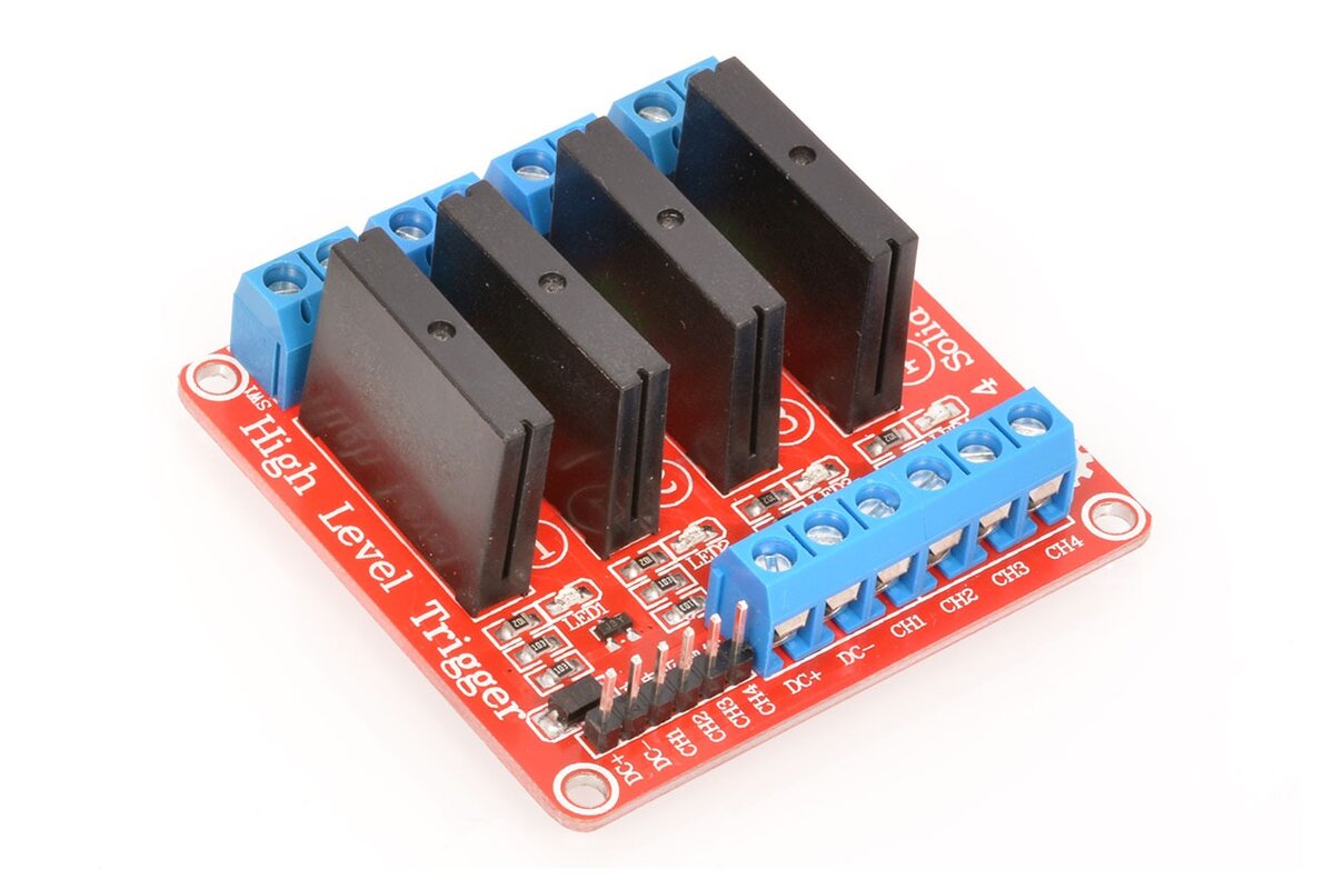 5V Solid State Relay Module - 4 Channel Control | Electra Store ...
