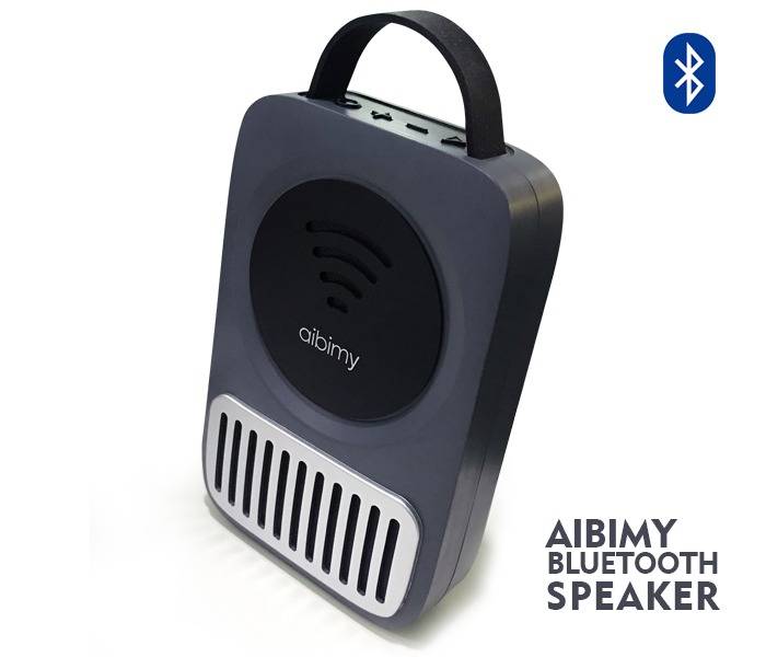 AIBIMY MY130BT Portable Bluetooth Speaker with Hands-free AUX Input USB TF Card Slot - Blue