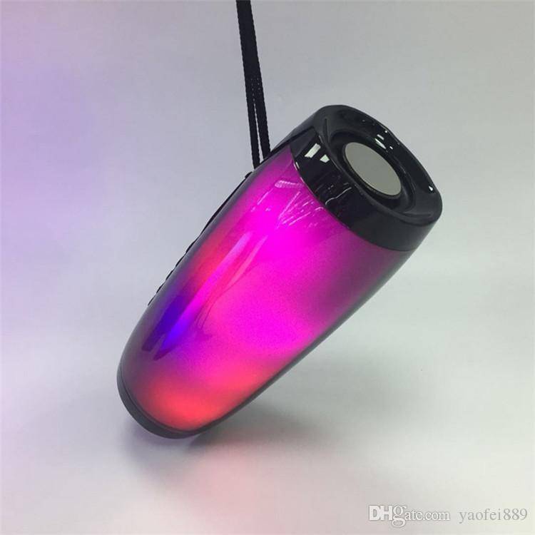 Wireless Portable LED Bluetooth Speaker 157 - Black