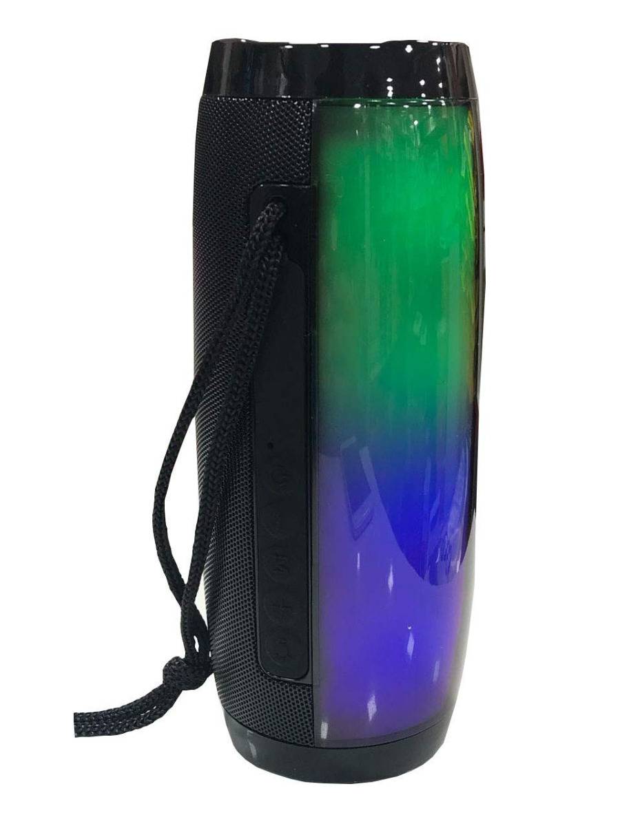 Wireless Portable LED Bluetooth Speaker 157 - Black