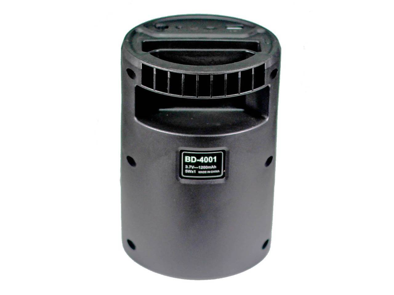 Portable Wireless High Quality Bluetooth Speaker BD-4001 with AUX, USB and TF Card Slot - Black