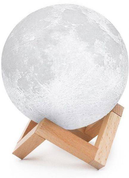 Moon Model 3d rechargeable led Luminous with built in bluetooth speaker multi colors Touch and remote control