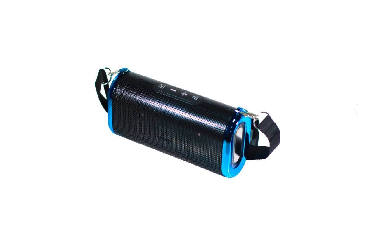 Portable Wireless High Quality Bluetooth Speaker S-11 with USB and TF Card Slot with LED light and handle - Blue