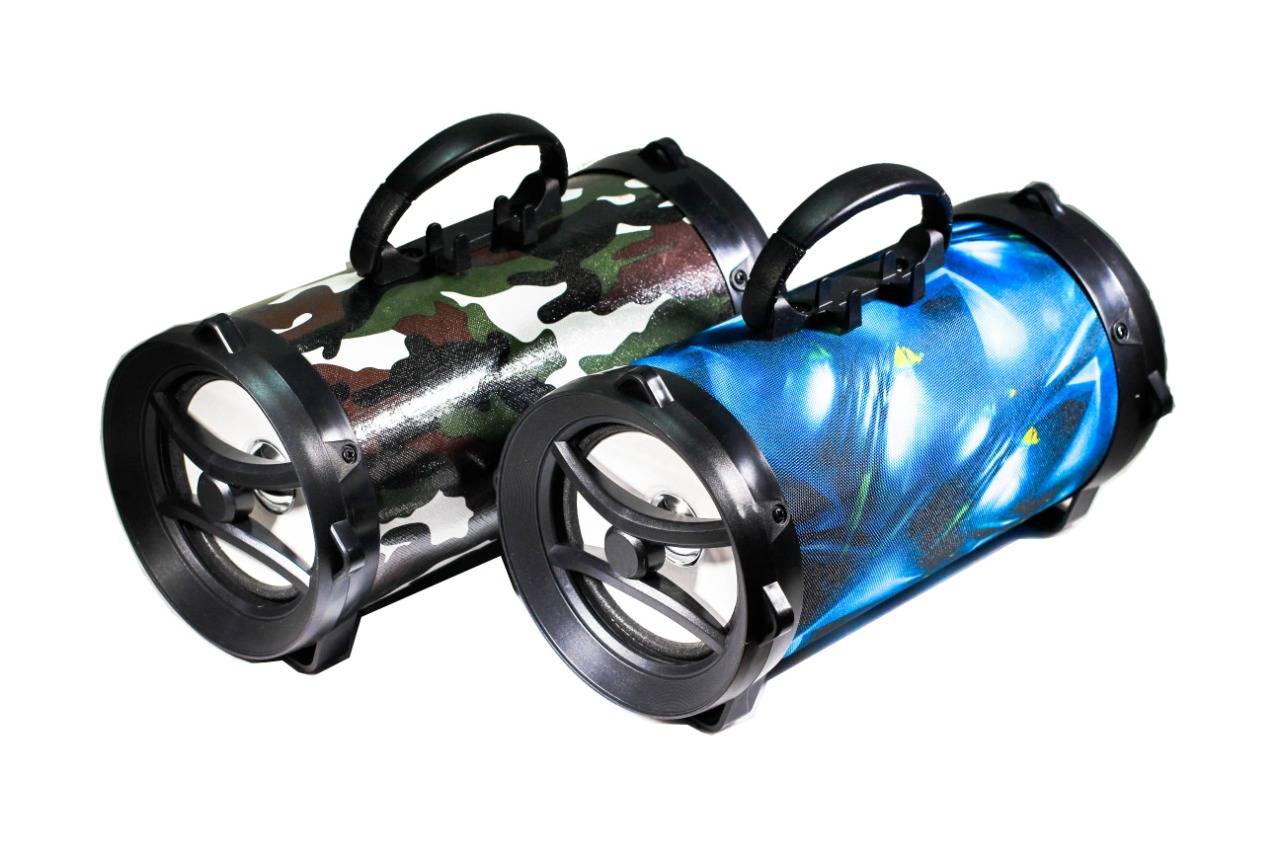 Portable Wireless High Quality Bluetooth Speaker XC002 with USB and TF Card Slot with handle - Multi Color Navy