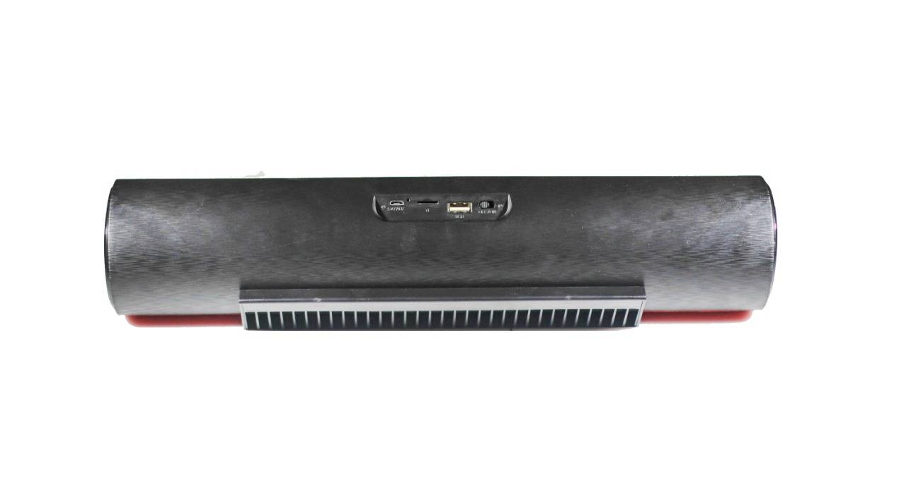 Portable Wireless High Quality Bluetooth Speaker Mully E19 with USB and TF Card Slot - Red