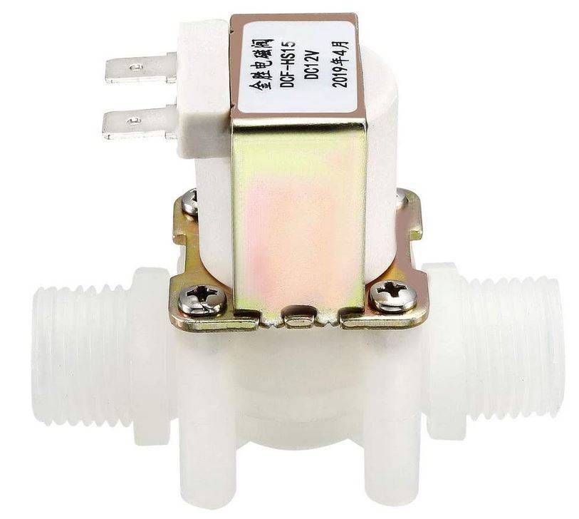 DCF-HS15 Electric Water Solenoid Valve 12VDC 0.02-1Mpa Normally Closed