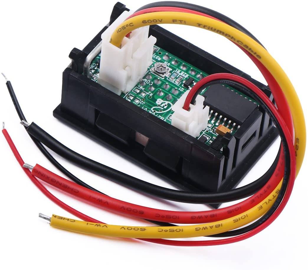 DC 0-100V 10A Digital Voltmeter and Ammeter Dual Display