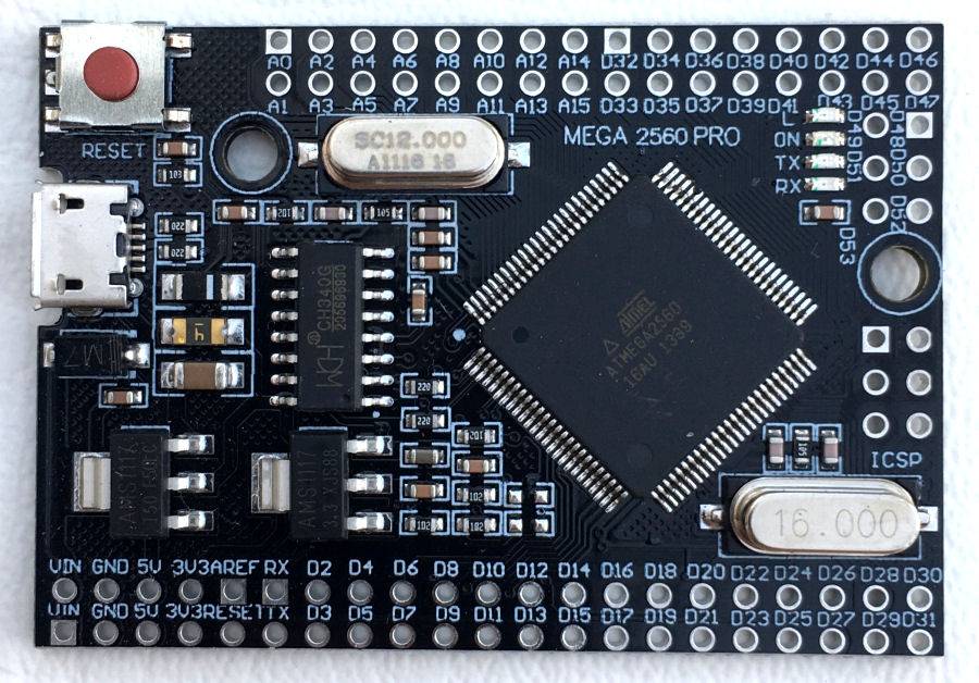 ATMEGA2560-16AU Arduino Mega 2560 Pro Embed CH340G Development Board