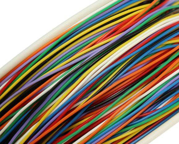 8-Wire Colored Insulation Wrapping Wire (P/N B-30-1000) 300M 30AWG