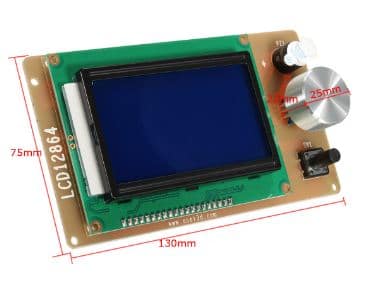 Display LCD 12864 3D Printer Controller Adapter For RAMPS 1.4