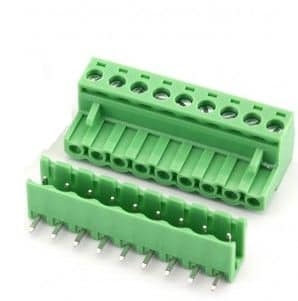 Pluggable Terminal Block 9 Pin 5.08mm Pitch KF2EDGR-5.08-9P (Right Angle Pin)