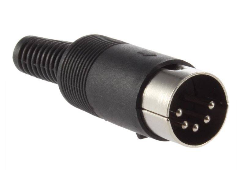 5 Pin DIN Plug Male Connector
