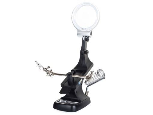 Multifunctional LED Helping Third Hand Magnifying