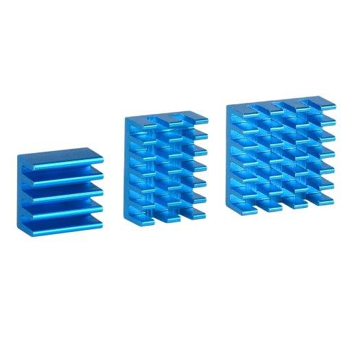 Heat Sink Set for Raspberry Pi (Blue)