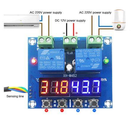 XH-M452 Dual Temperature & Humidity Control Module