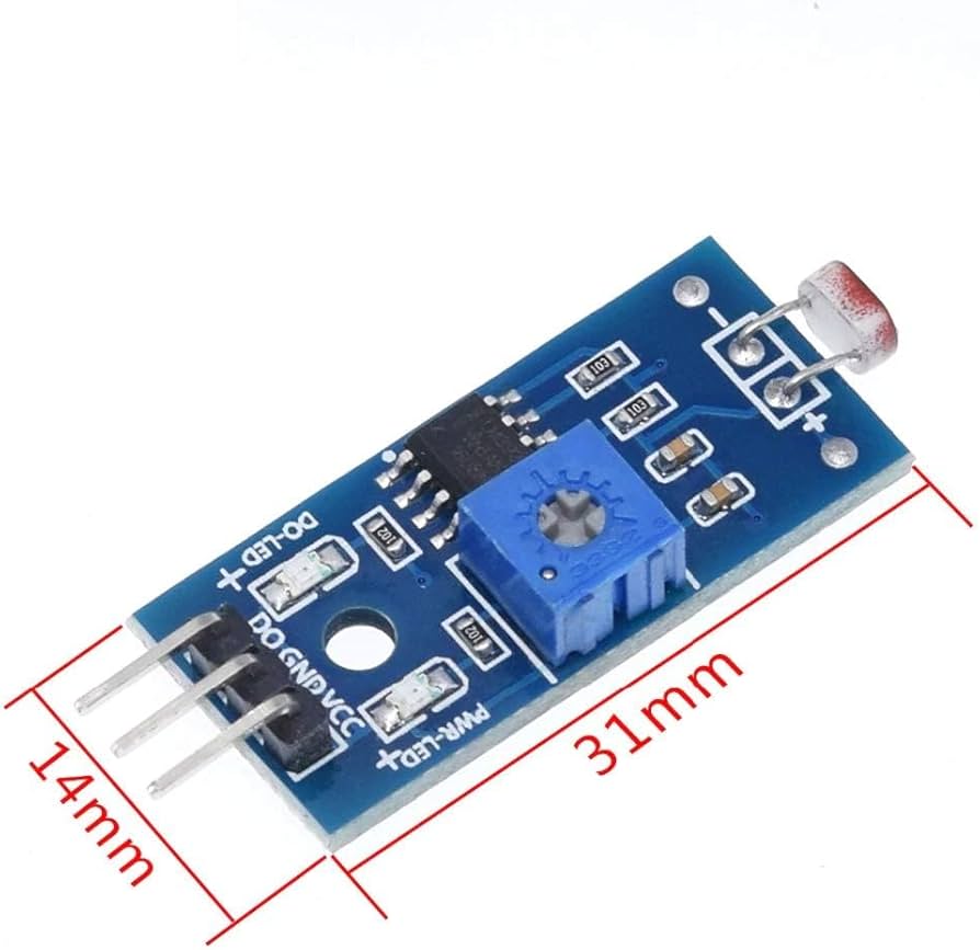 LDR Light Detection Resistance Sensor Module-3 Pin Photo