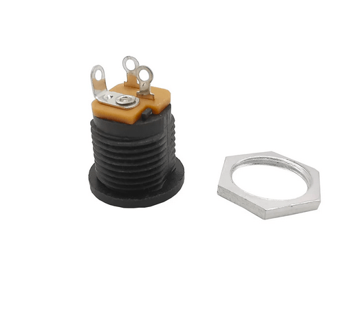 DC Power Panel Mount Female Socket Connector Jack Plug 5.5x2.1mm