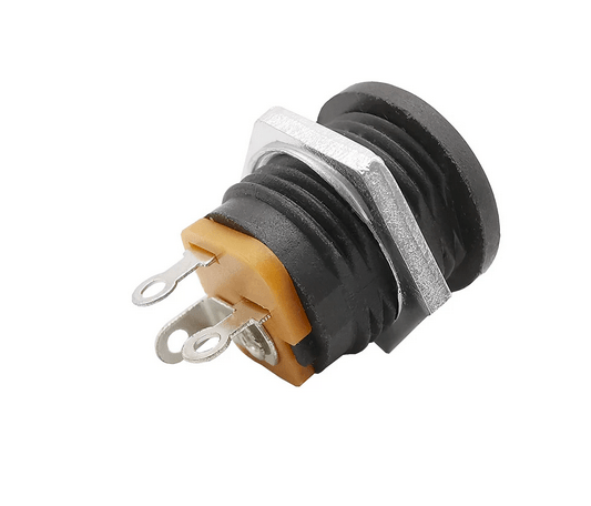 DC Power Panel Mount Female Socket Connector Jack Plug 5.5x2.1mm