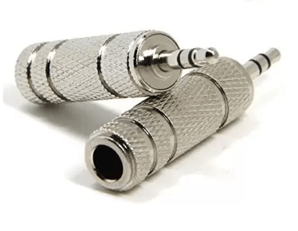 6.35mm Female to 3.5mm Male Plug Stereo Audio Jack Converter