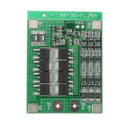 3S (BMS) Lithium Battery Charger Protection Module 25A 12V