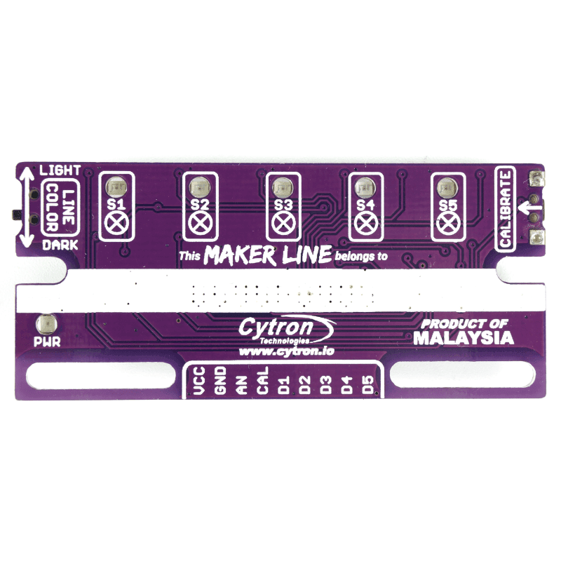 Maker Line: Simplifying 5 Channel Line Tracking Sensor For Beginner