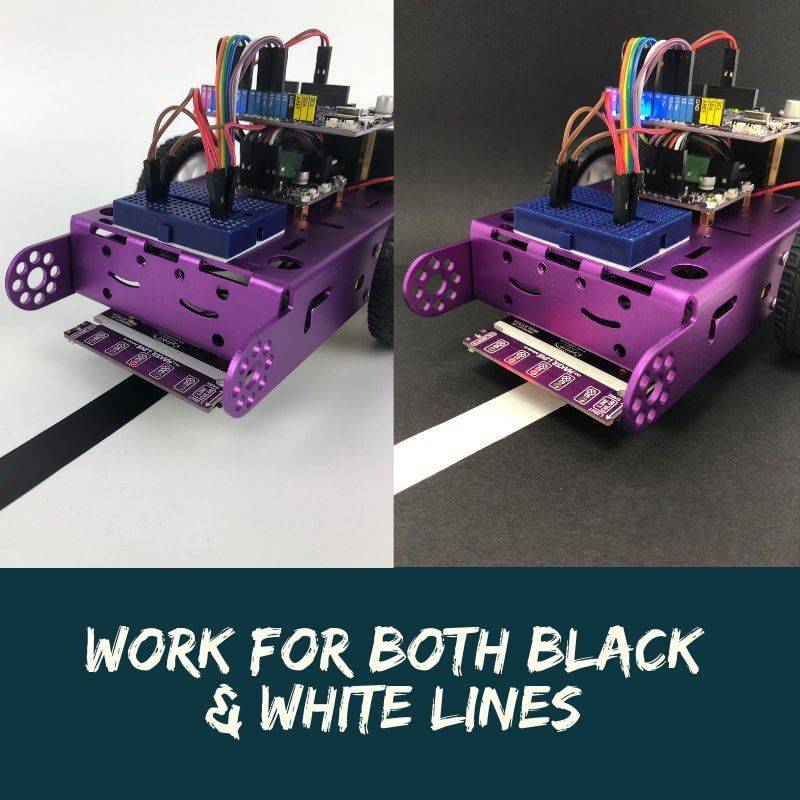 Line Tracking Engineering Line Tracking Sensor for Beginners | Maker Line by Electra Store ...