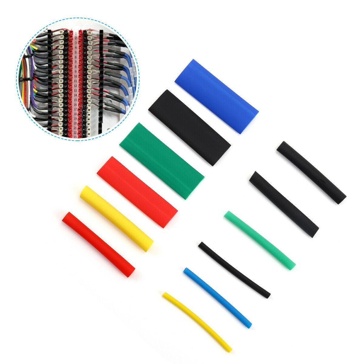 530 Pcs Heat Shrink Tubing Insulation Shrinkable Tube Assortment