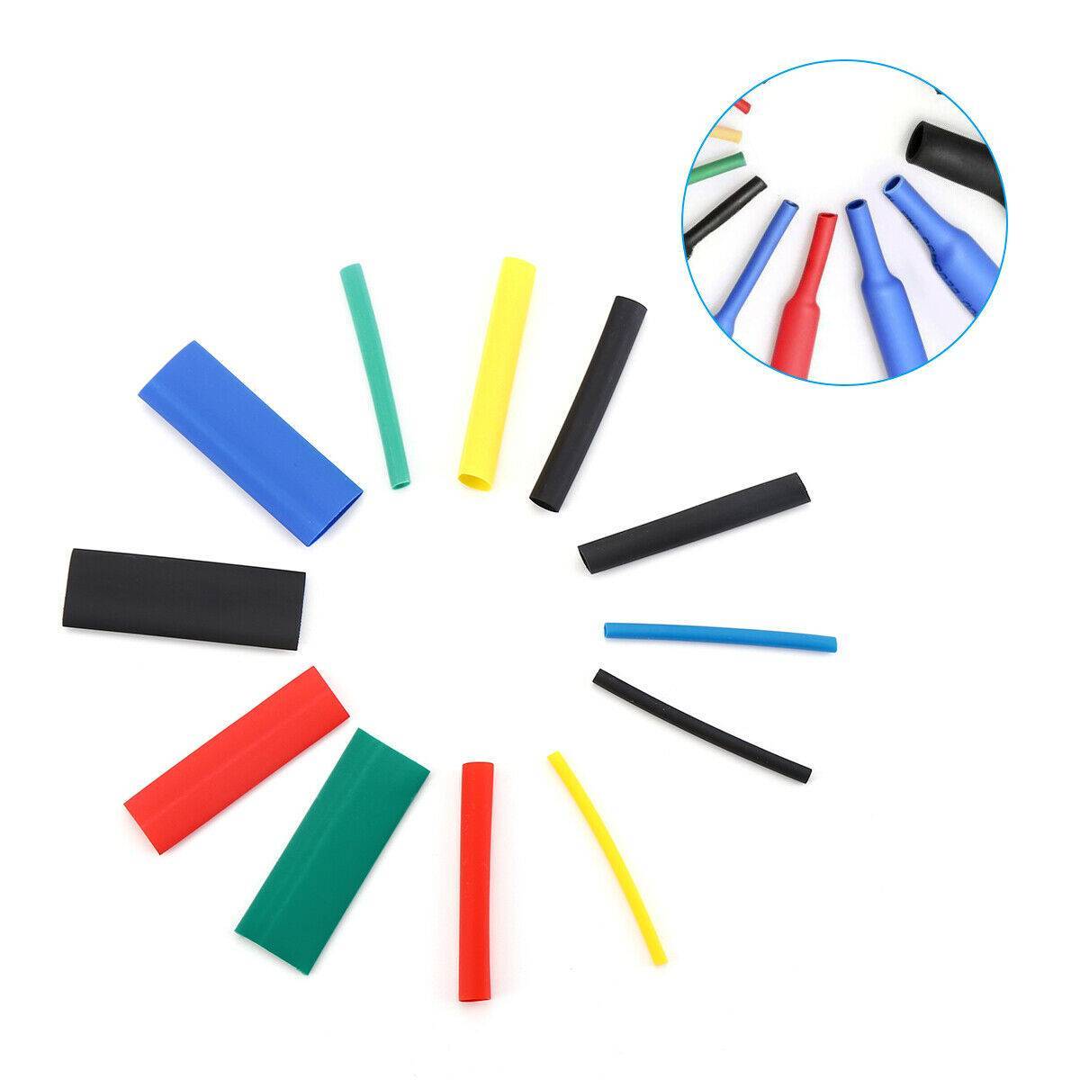 530 Pcs Heat Shrink Tubing Insulation Shrinkable Tube Assortment