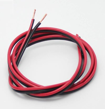Red & Black Audio Speaker Cable 2X1mm 1meter