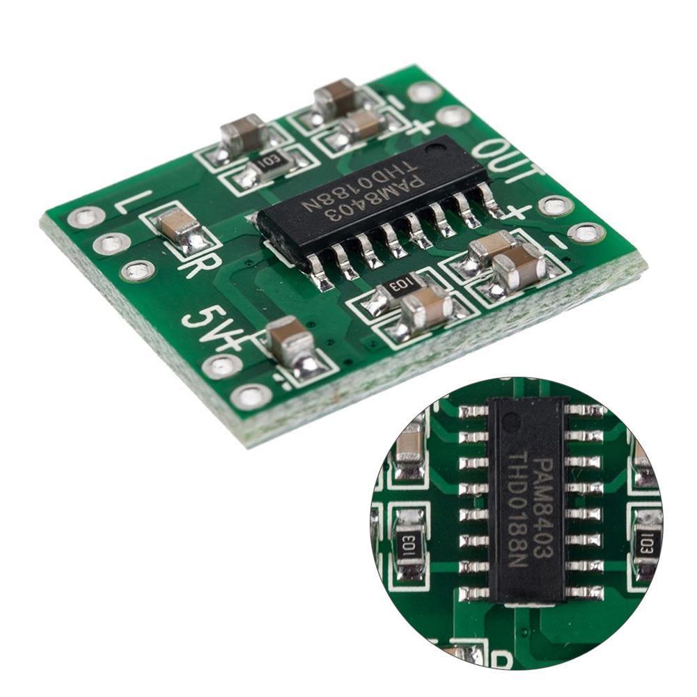 PAM8403 5V Two-channel Stereo Mini Class-D 3W+3W Audio Amplifier