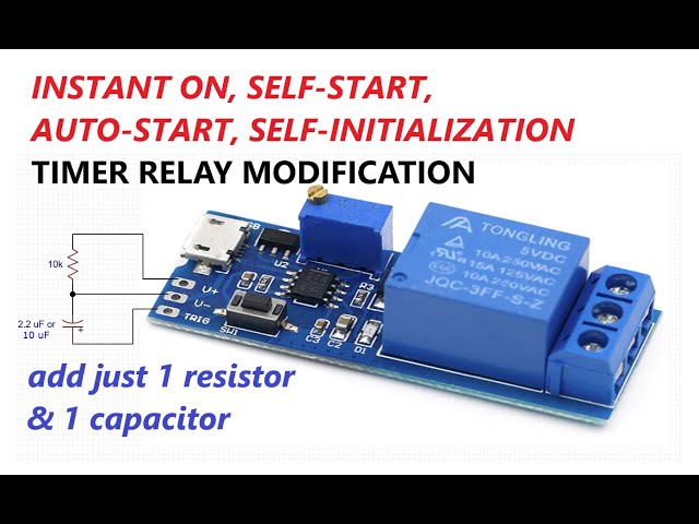 Timer Module Trigger Delay Relay Module 5-30V with Micro USB