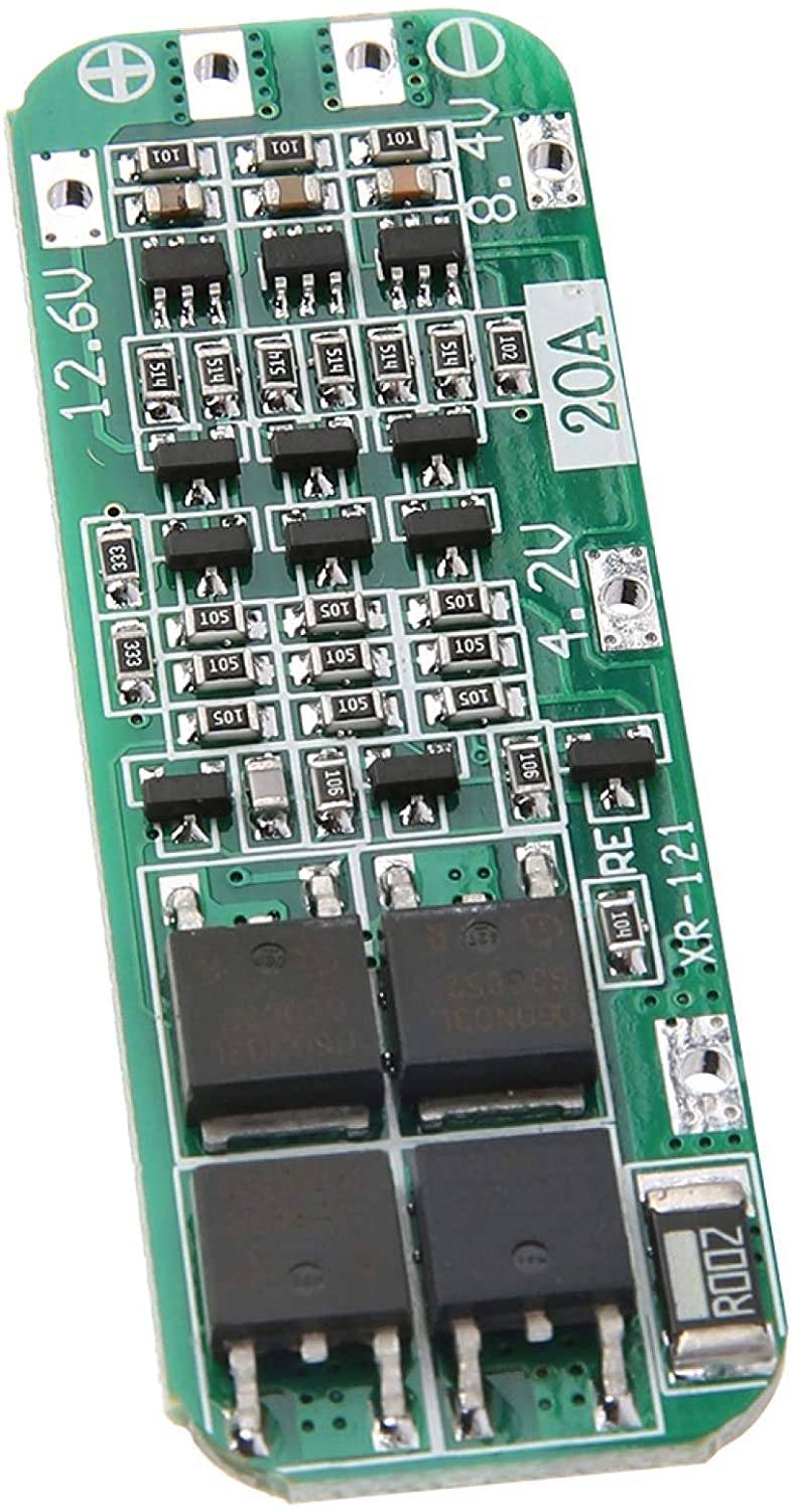 Lithium Battery Charger Protection Module (BMS) 3S 20A 12.6V