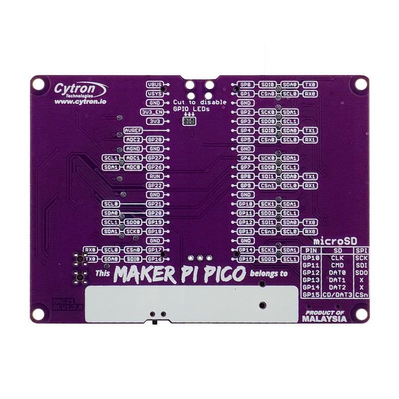 Maker Pi Pico & Kits: Simplifying Raspberry Pi Pico for Beginner V-MKR-PI-PICO