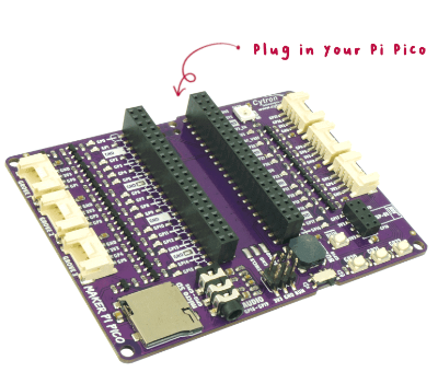 Maker Pi Pico Base (Without Pi Pico)