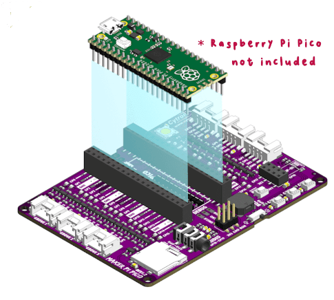 Maker Pi Pico Base (Without Pi Pico)