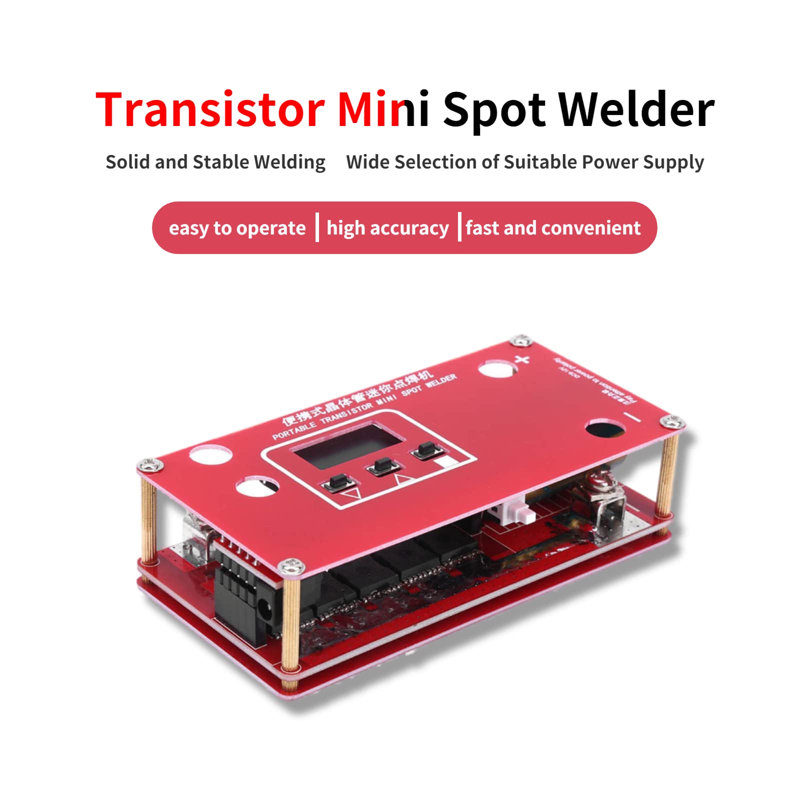 12V Mini Spot Welder for 18650 Battery – Automatic Control