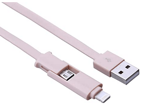 USB cable lightning and micro